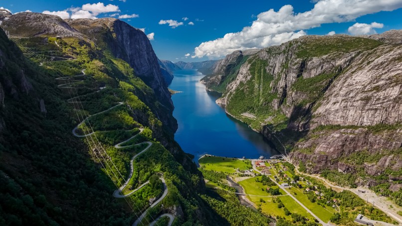 Cycling in mountains